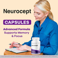 LIVORKA Neurocept capsules closeup highlighting smooth texture for effortless daily use.