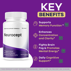LIVORKA Neurocept label-details featuring ingredients and GMP-certified manufacturing.