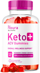 LIVORKA Noura Keto ACV Gummies bottle front for daily keto routine.