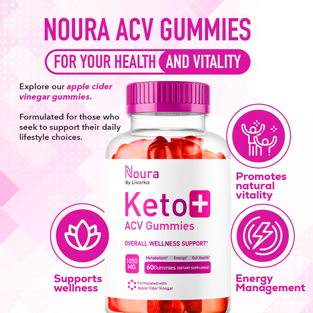 LIVORKA Noura Keto Gummies tub for tasty daily snacking.