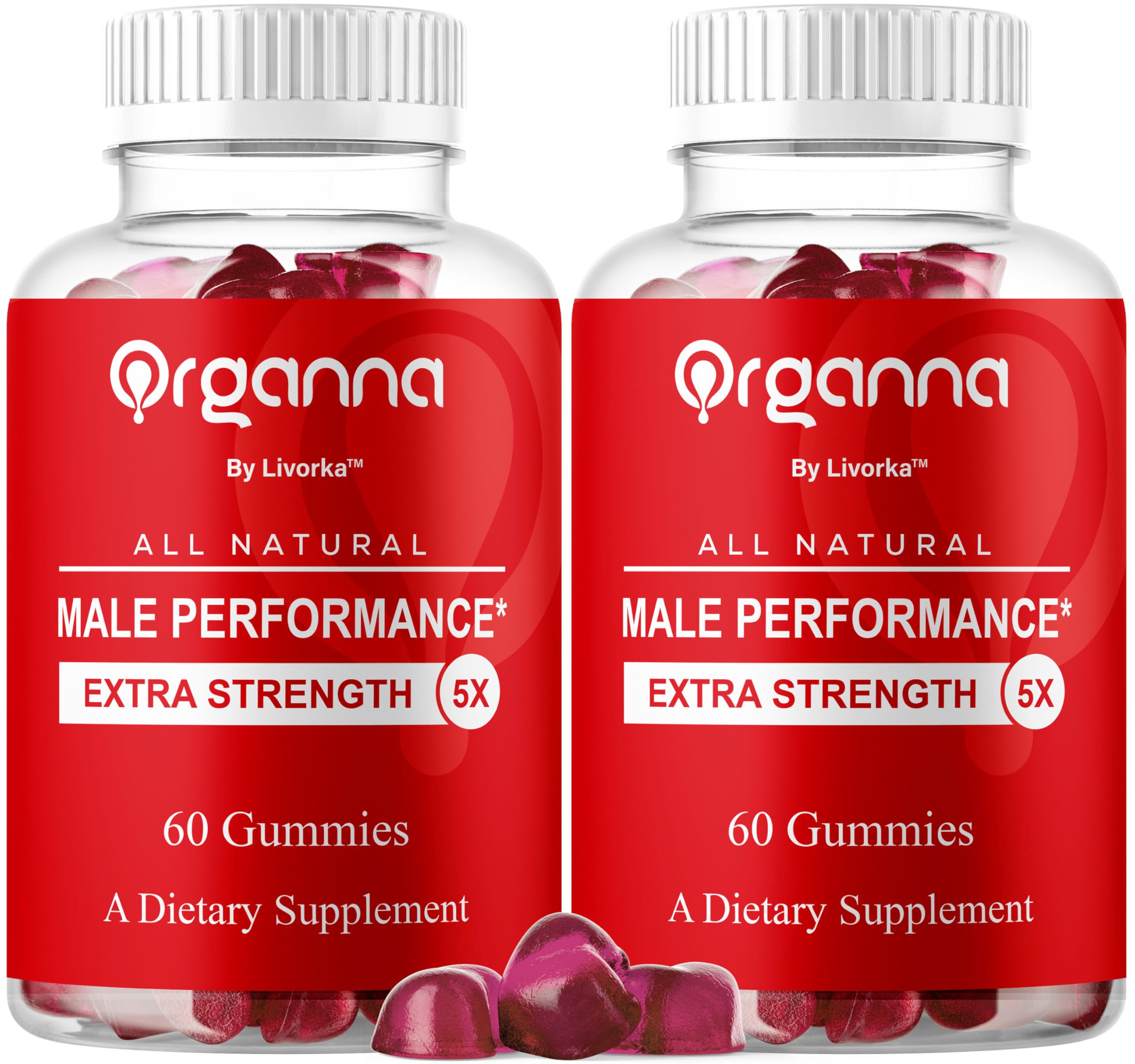LIVORKA Organna Gummies jar front for everyday energy support and wellness.