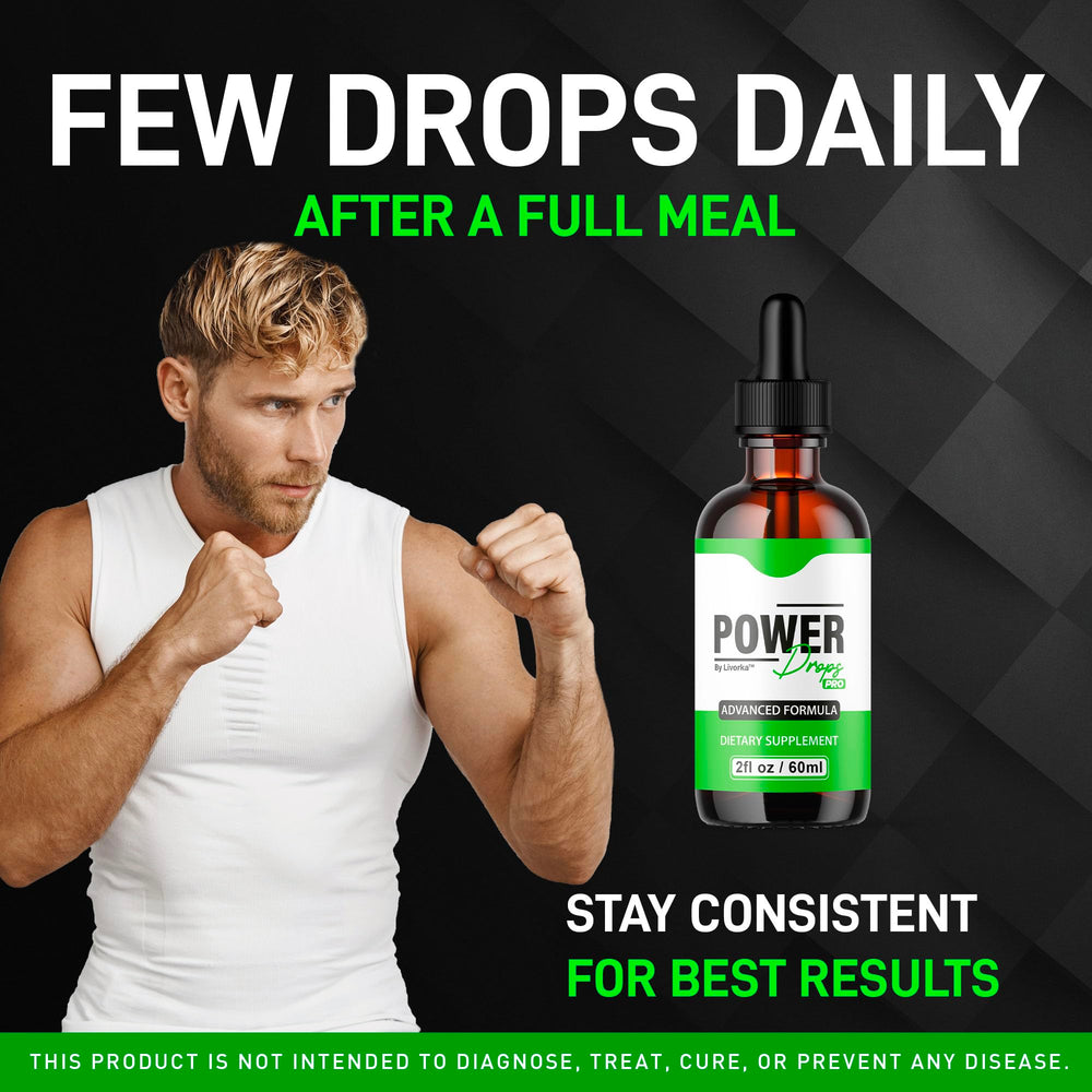 LIVORKA Power Drops Pro 3-month packaging image communicates value.