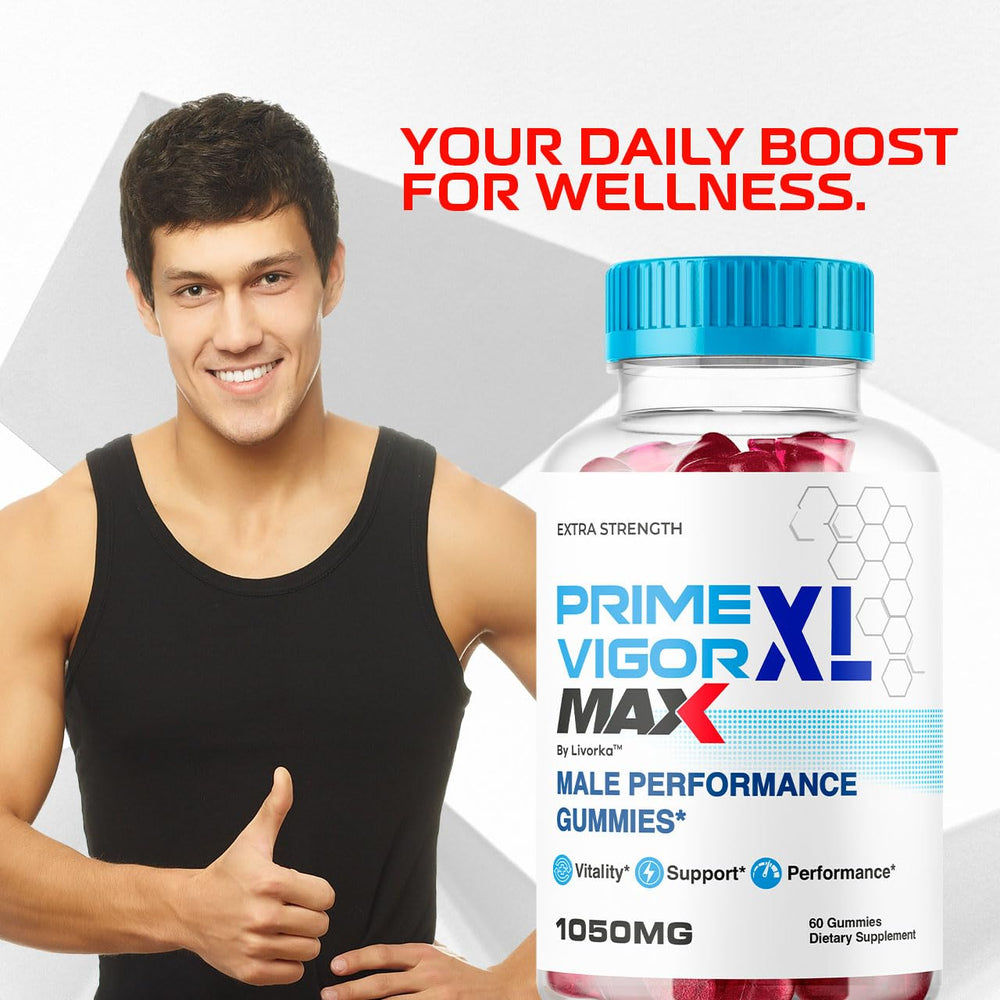 LIVORKA Prime Vigor XL Max three month pack with 180 gummies