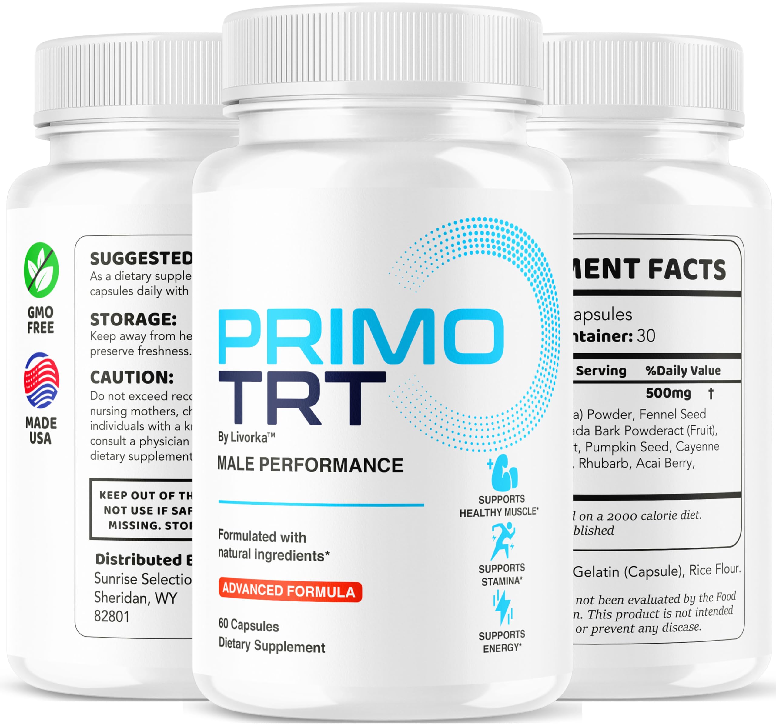 LIVORKA Primo TRT 5-pack storage tray, designed for long-term convenience.