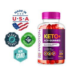 LIVORKA Proton Keto ACV Gummies 3-pack display highlighting value