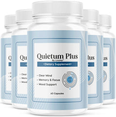 LIVORKA Quietum Plus bottle front, all-natural ear wellness formula for daily support