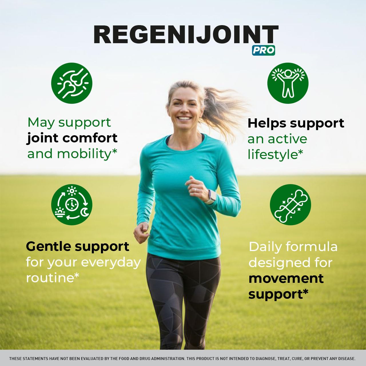 LIVORKA RegeniJoint capsules close-up highlight natural ingredients.