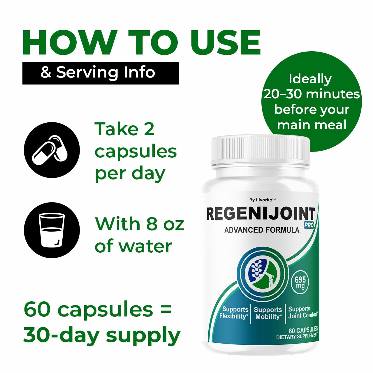 LIVORKA RegeniJoint daily use scene suggesting routine.