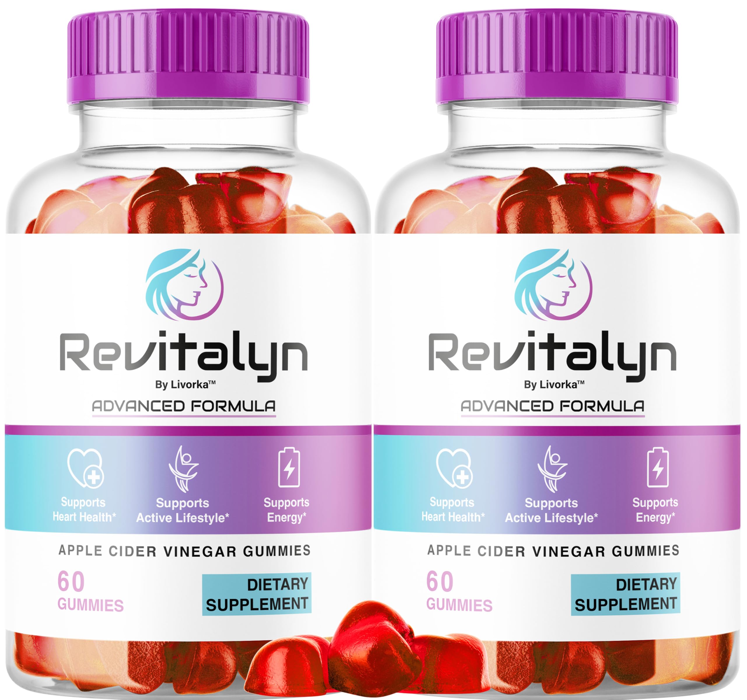 LIVORKA Revitalyn gummies bottle for convenient daily skincare routine
