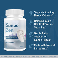 LIVORKA SonusZen Capsules pour showing easy two-capsule daily use.