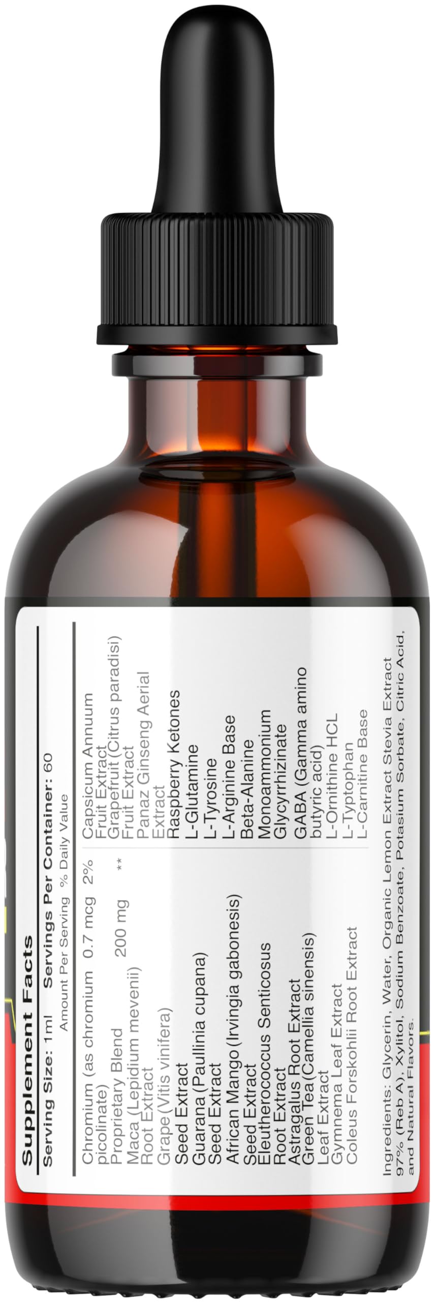 LIVORKA Sugar Defender Drops bottle close-up emphasizing amber liquid clarity.