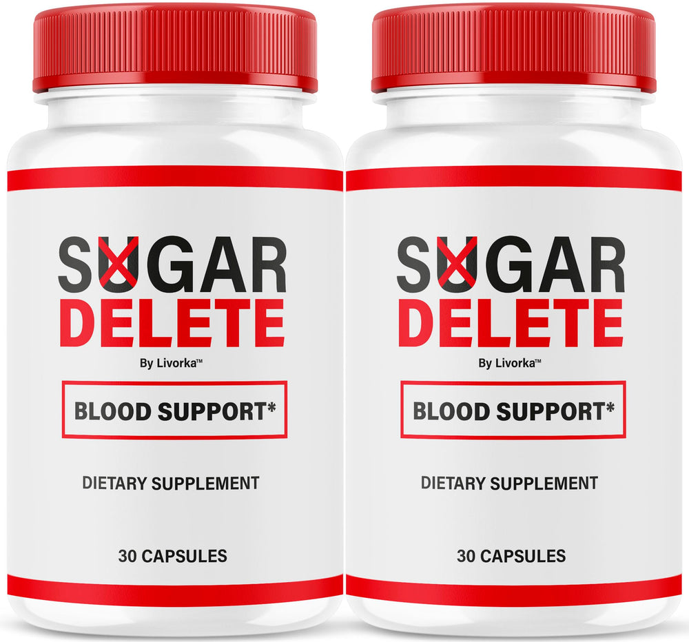 LIVORKA Sugar Delete Capsules bottle front showing premium all-natural supplement for daily balance