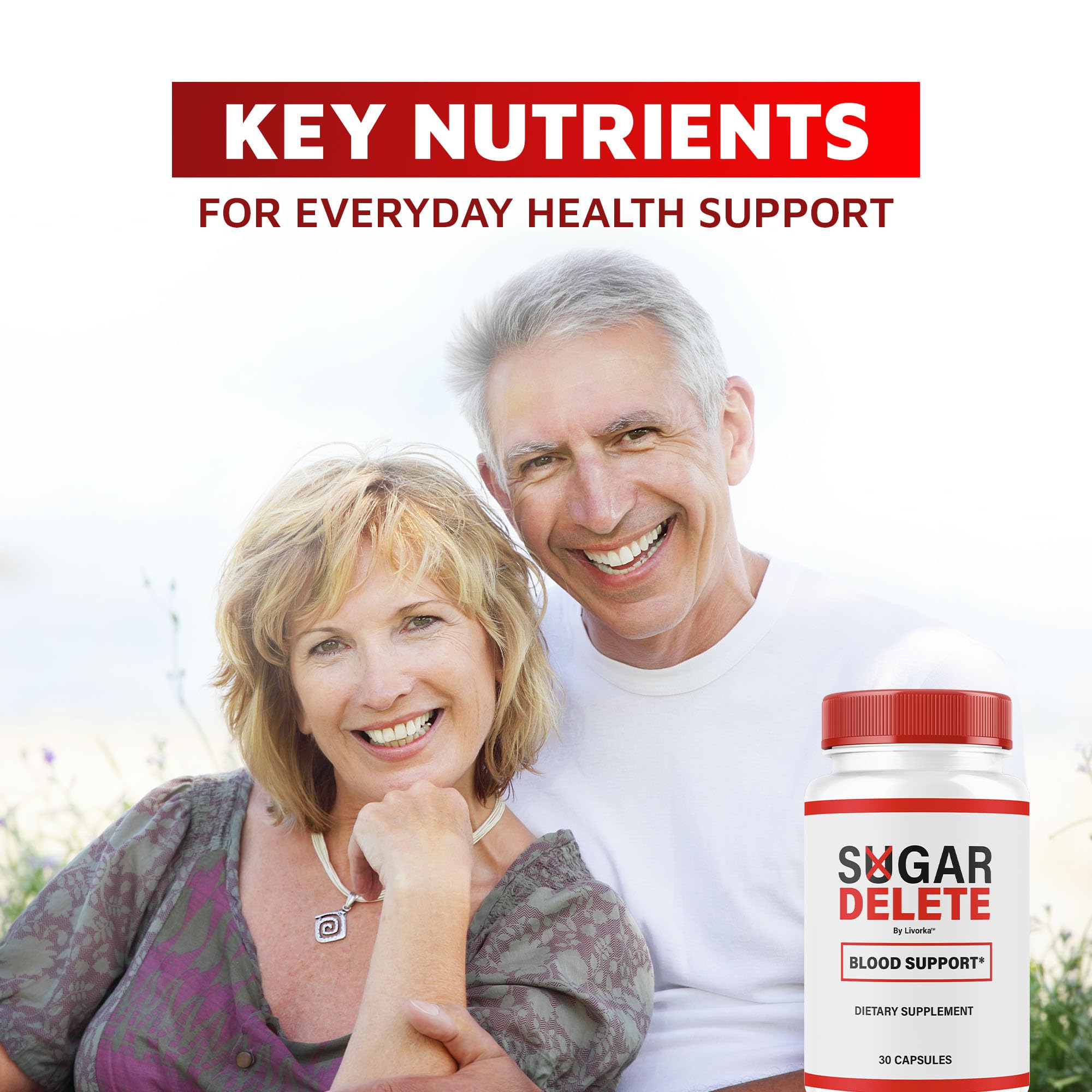 Close-up of LIVORKA Sugar Delete Capsules for convenient daily use