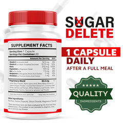 LIVORKA Sugar Delete label back with ingredients and formulation details
