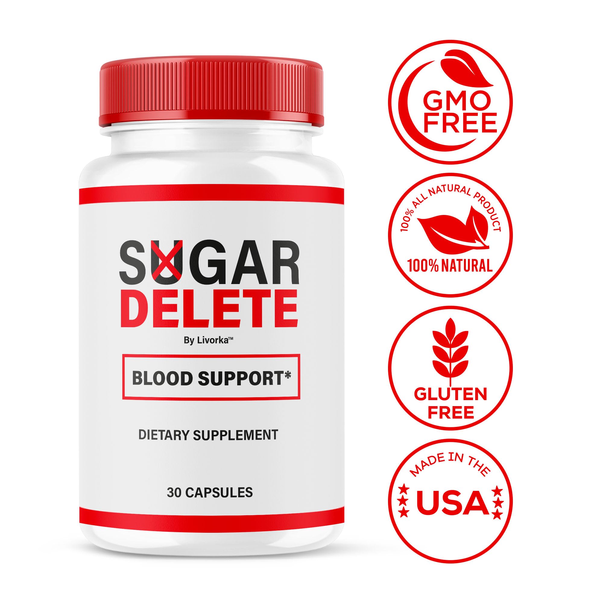 Two-pack LIVORKA Sugar Delete packaging on shelf highlights value