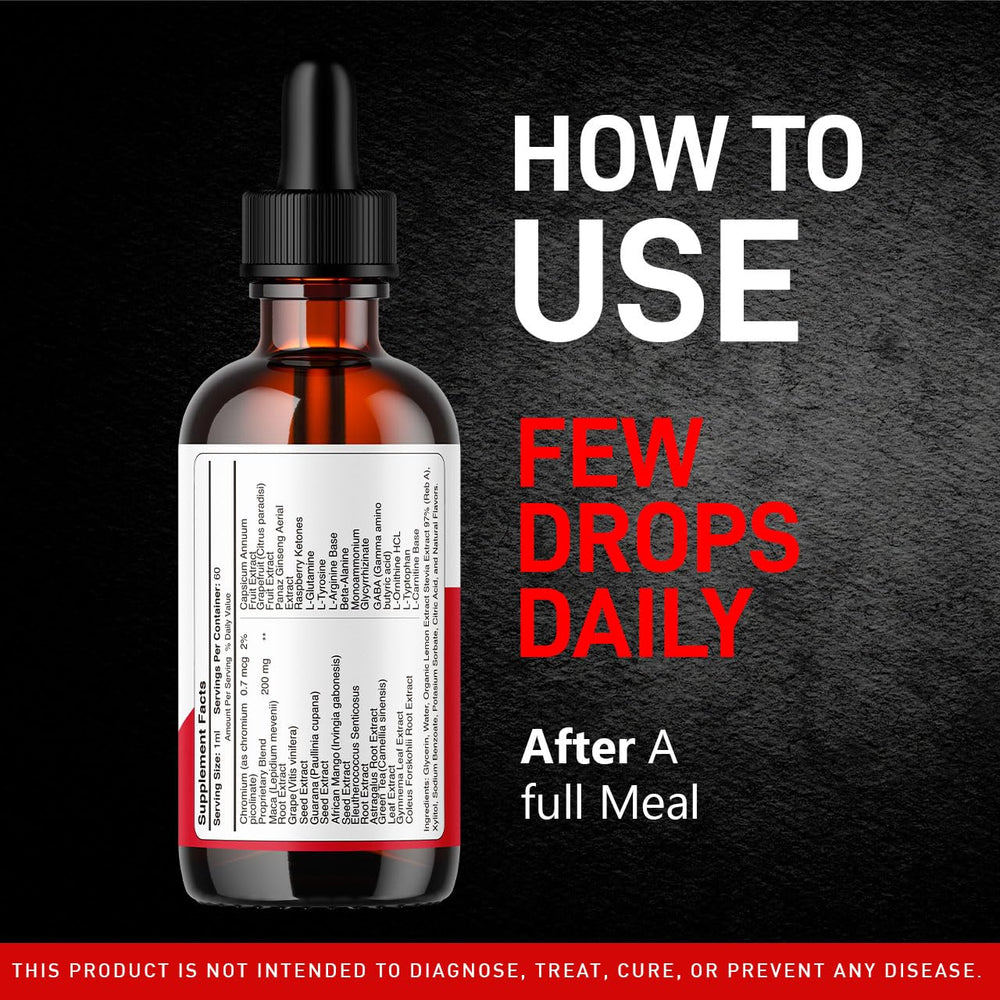 Close-up of Tadala Drops Pro dosage cap for accurate measurements