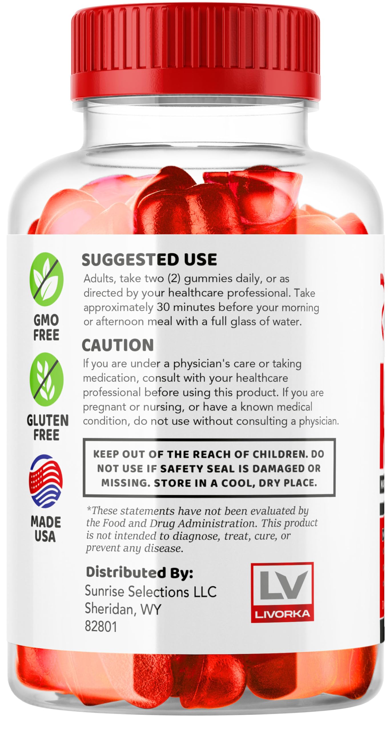 Gummies on a desk demonstrate convenient desk-side snacking for busy days.