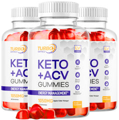 LIVORKA Turbo Ripped Keto ACV Gummies bottle front for on-the-go keto support.