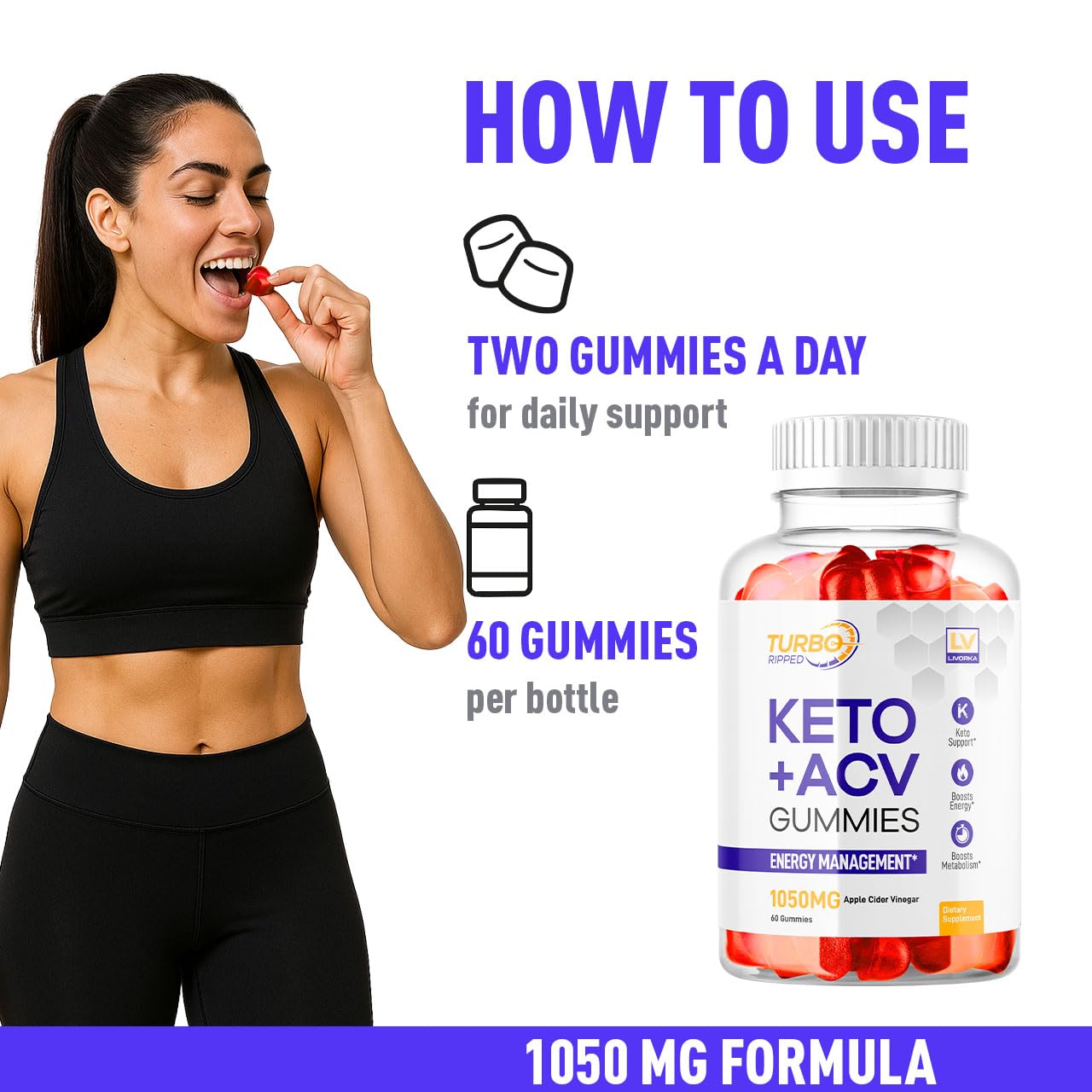 LIVORKA nutrition label highlights 500 mg formula per serving.