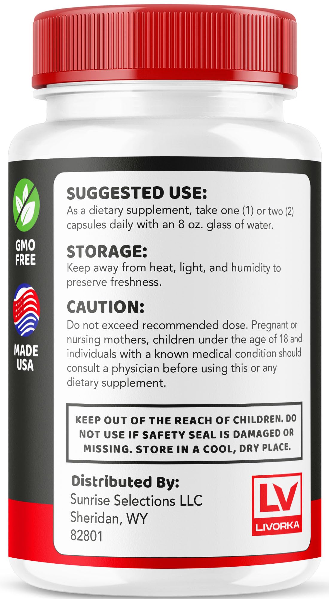 LIVORKA Vigor Fix on shelf suggests a ready-to-use daily option.