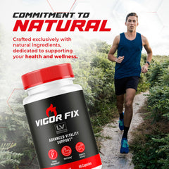 LIVORKA Vigor Fix vitamin blend bottle highlights essential nutrients.