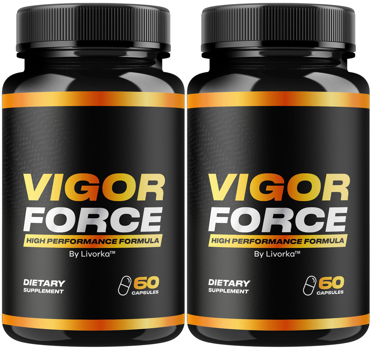 LIVORKA Vigor Force pills front label for easy daily use