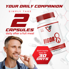LIVORKA Vigor 8 two-bottle pack on shelf for regular ongoing use.
