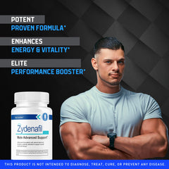 Front label of LIVORKA Zydenafil pills on white background