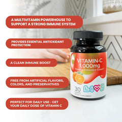 Soft chew LIVS gummies texture with natural citrus flavor.