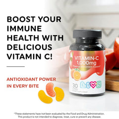 Close-up of LIVS 1000mg gummies highlighting natural citrus flavor for everyday use.