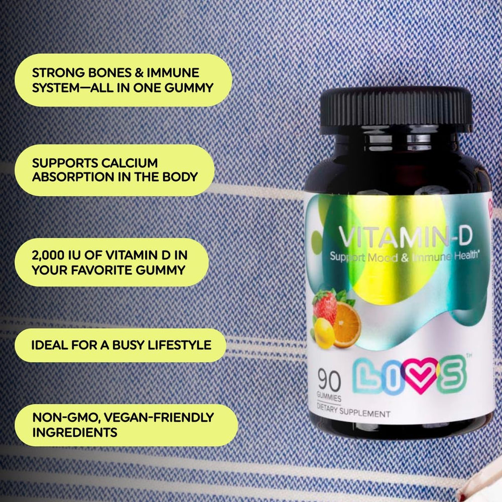 Gummies used by adults and kids, easy daily routine for all ages