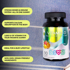 Gummies used by adults and kids, easy daily routine for all ages