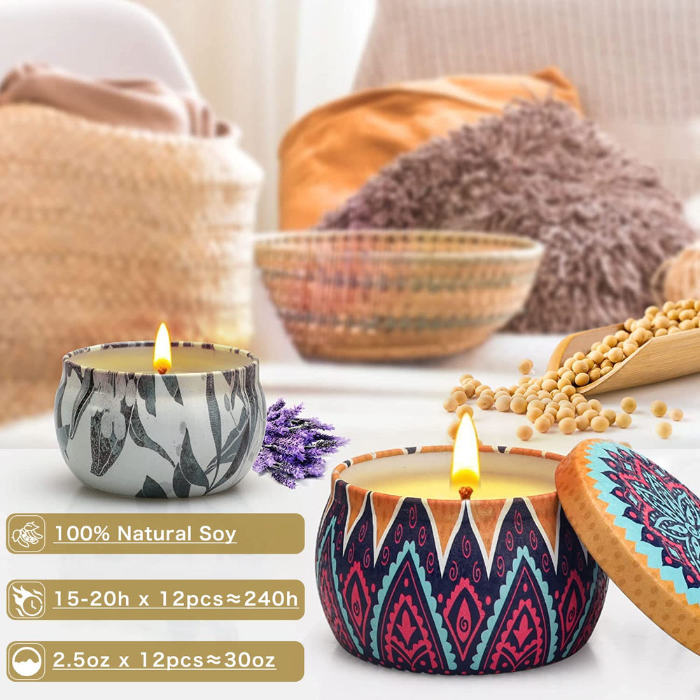 LKDJR candle jar shows an artistic pattern, adding chic decor and reuse potential