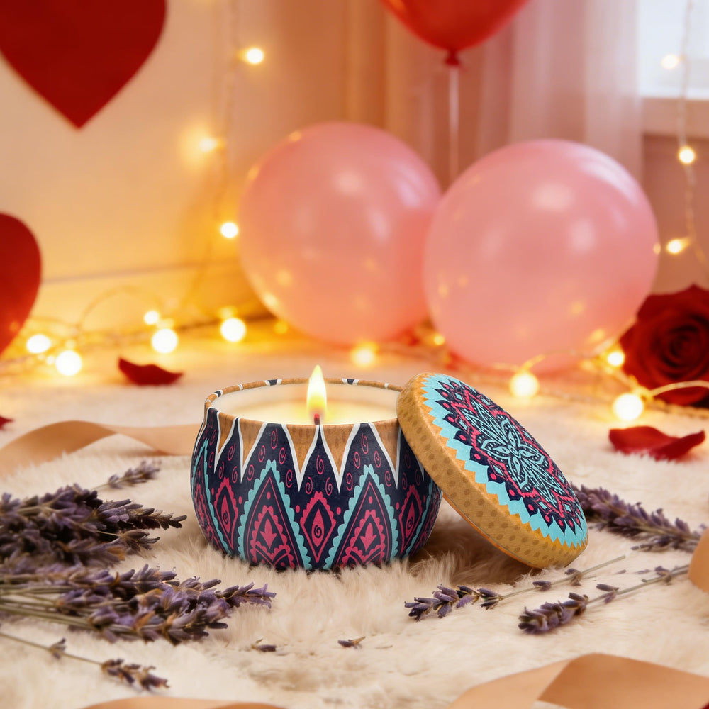 LKDJR decorative tin design adds stylish home décor and reuse potential.