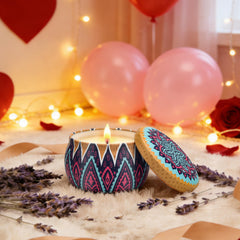 LKDJR decorative tin design adds stylish home décor and reuse potential.
