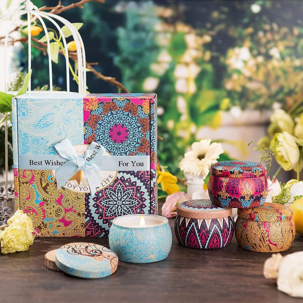 LKDJR Scented Candles Gift-Ready Packaging presents a ready-to-gift box.