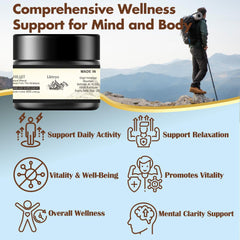 Lktvys Shilajit Resin easy-scoop form supports quick daily rituals with minimal prep.