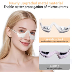 LKYEVCO Microcurrent eye massager activates facial muscles for a refreshed look.