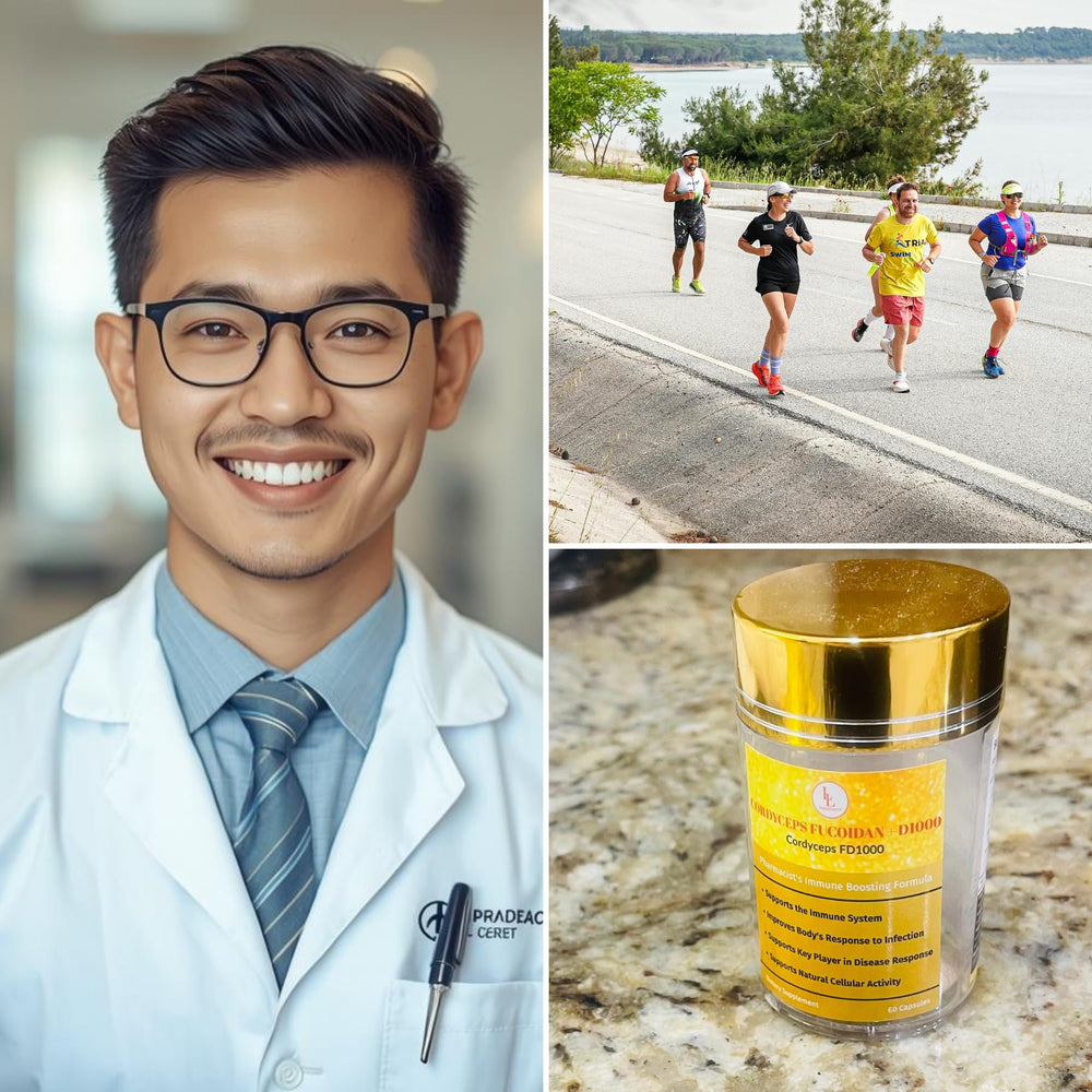 LL Supplement Cordyceps FD1000 capsules show easy daily intake for wellness.