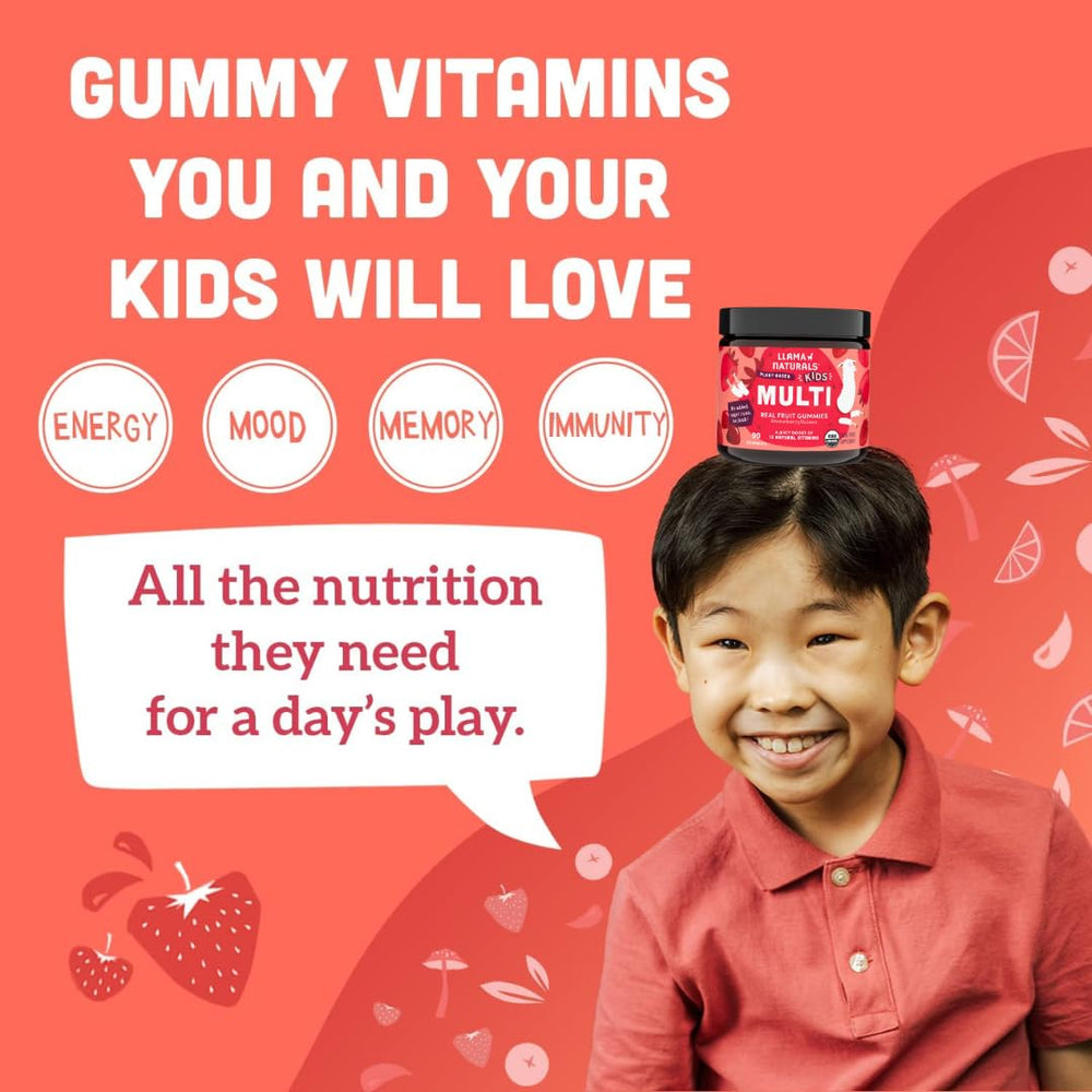 Llama Naturals dentist-friendly gummies; less sticky with no added cane sugar.
