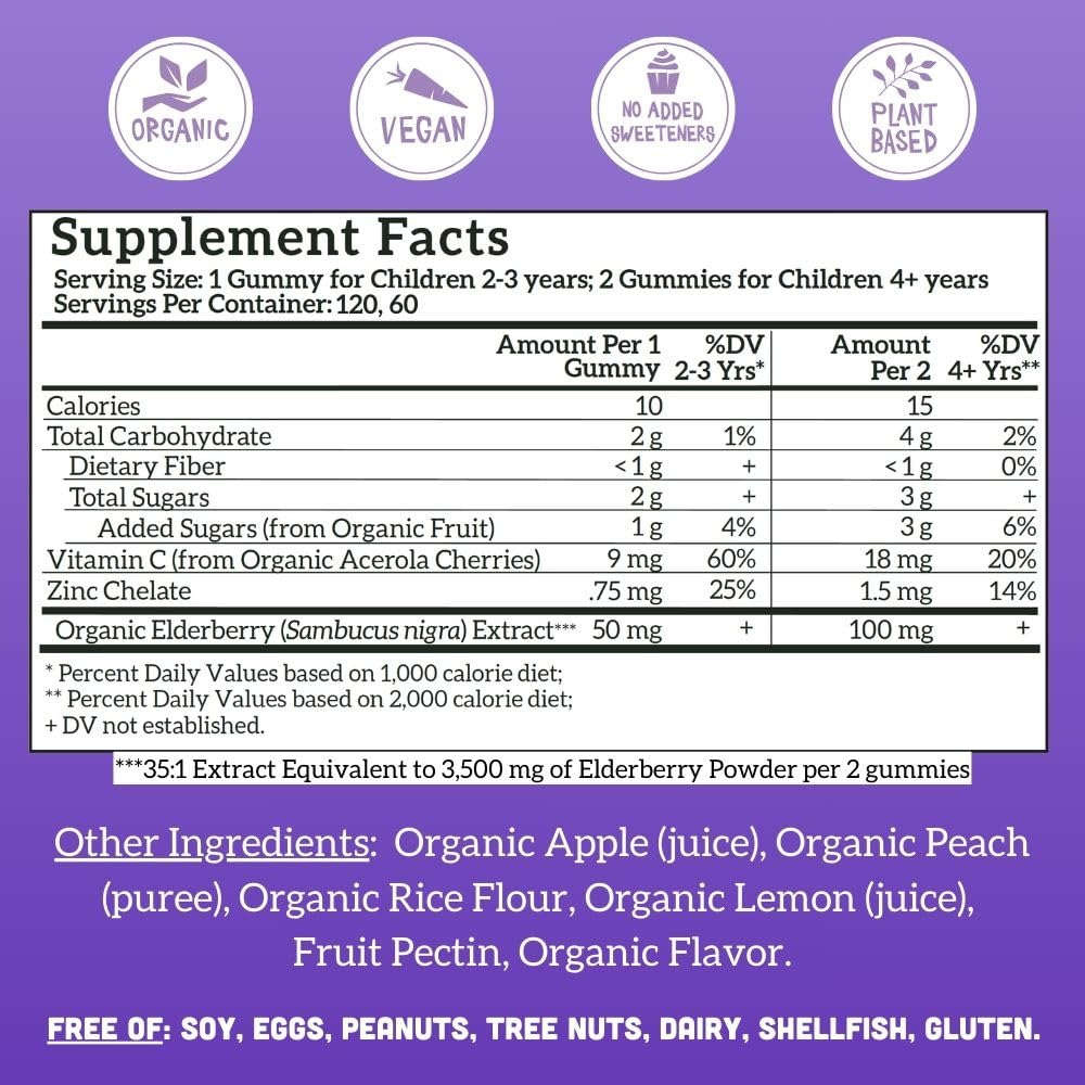 Llama Naturals Elderberry Gummies closeup fruit chews for tasty immunity support