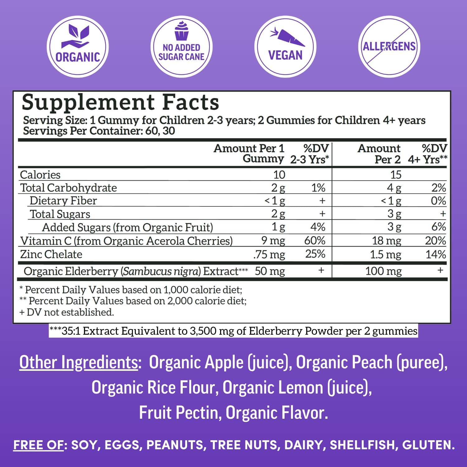 Llama Naturals elderberry gummies closeup with chewy texture