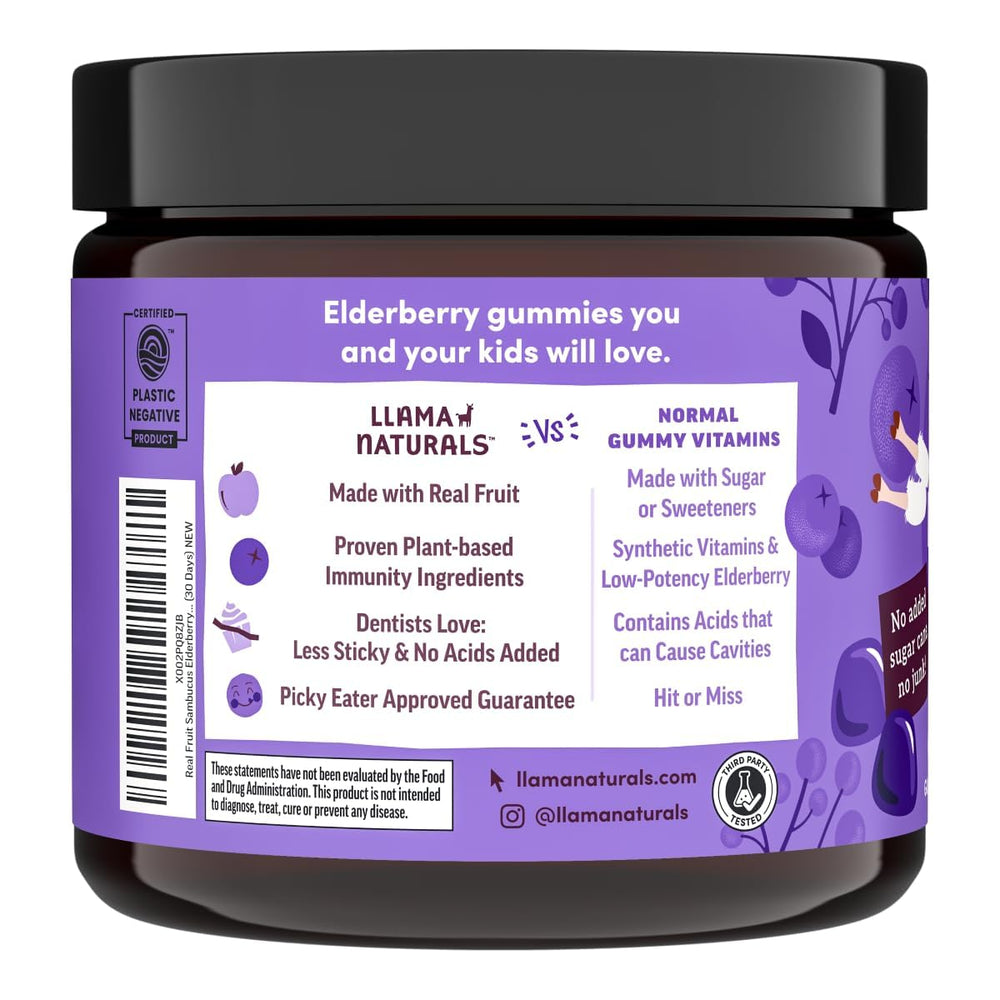 Llama Naturals Elderberry Gummies daily use—easy routine for ongoing support