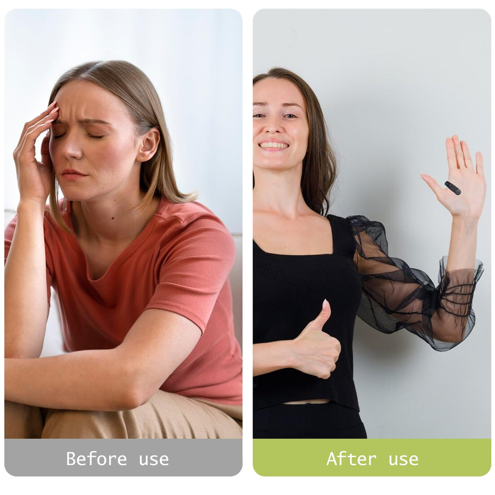 LLOUSSAK migraine relief clip gift set offers practical migraine support