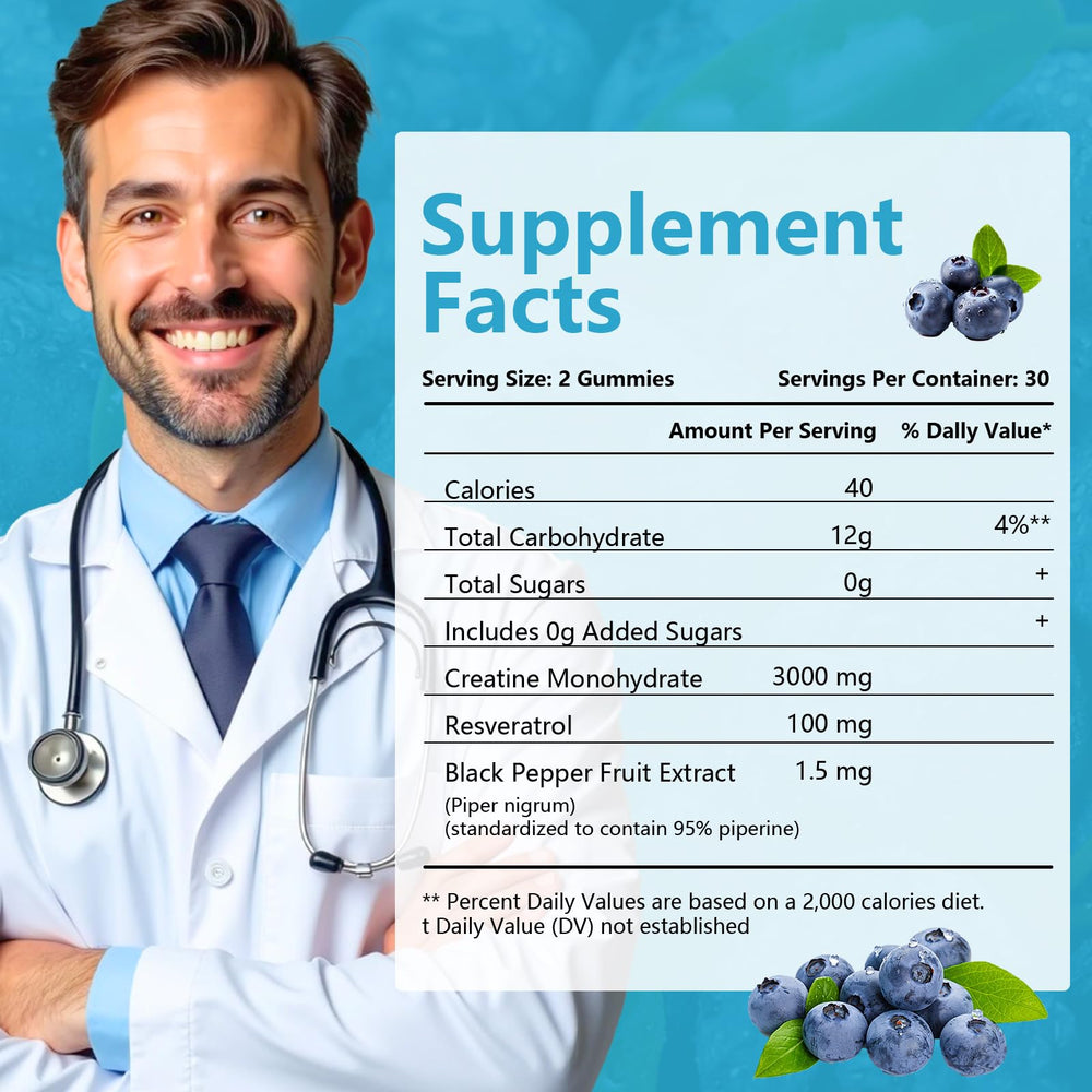 LLQQIT Vegan Creatine Monohydrate Gummies confirm a plant-based option.