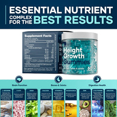 LM Lilynutramoon gummies closeup highlighting minerals for growth support
