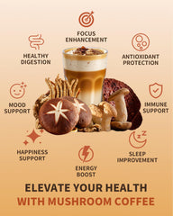 LMKEZHAN Mushroom Coffee stick dissolves quickly in water