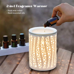 LnJPan 3-in-1 heater with removable tray for versatile wax warming.