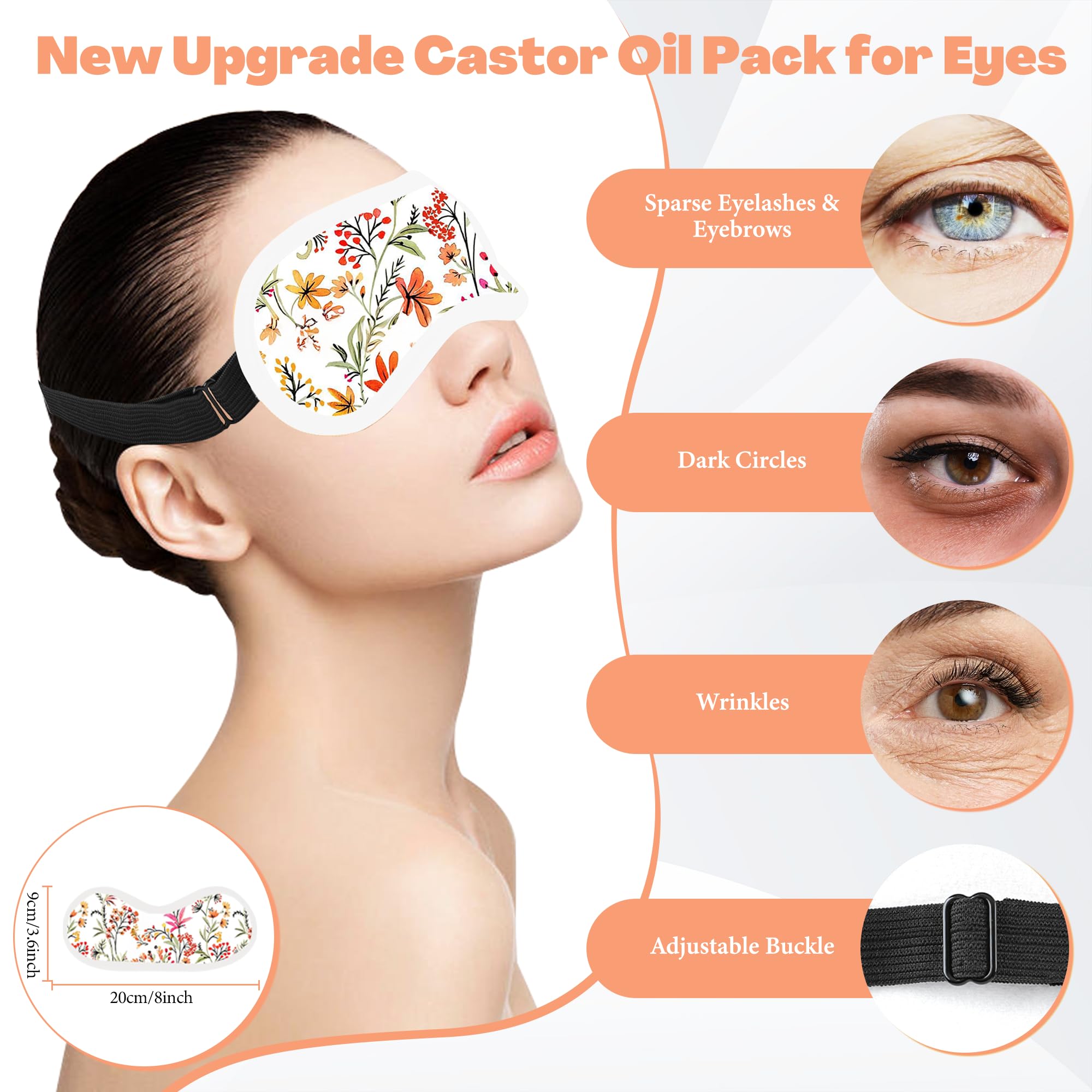 Lnkful Castor Oil Pack Wrap for the chest with gentle coverage and warmth.