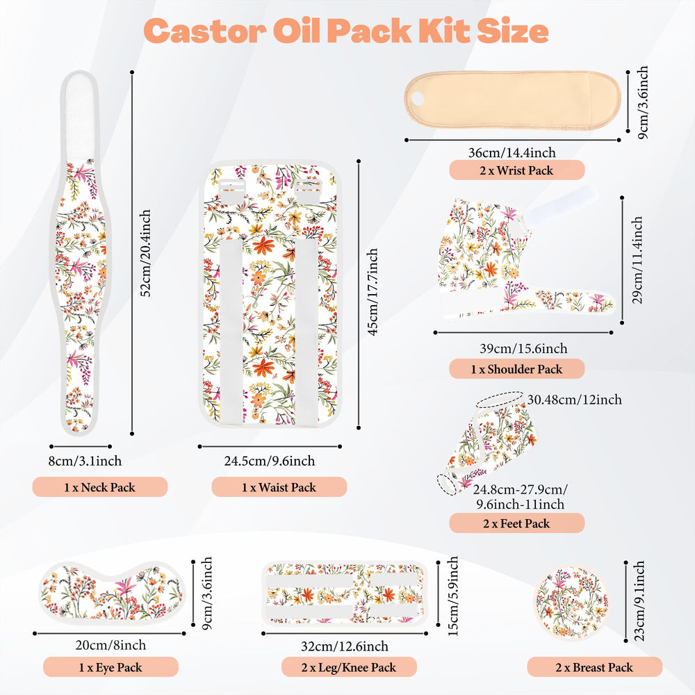 Lnkful Castor Oil Pack Wrap for hands and eyes delivers gentle coverage and relaxation.